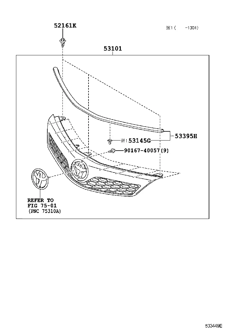 Radiator Grille diagram