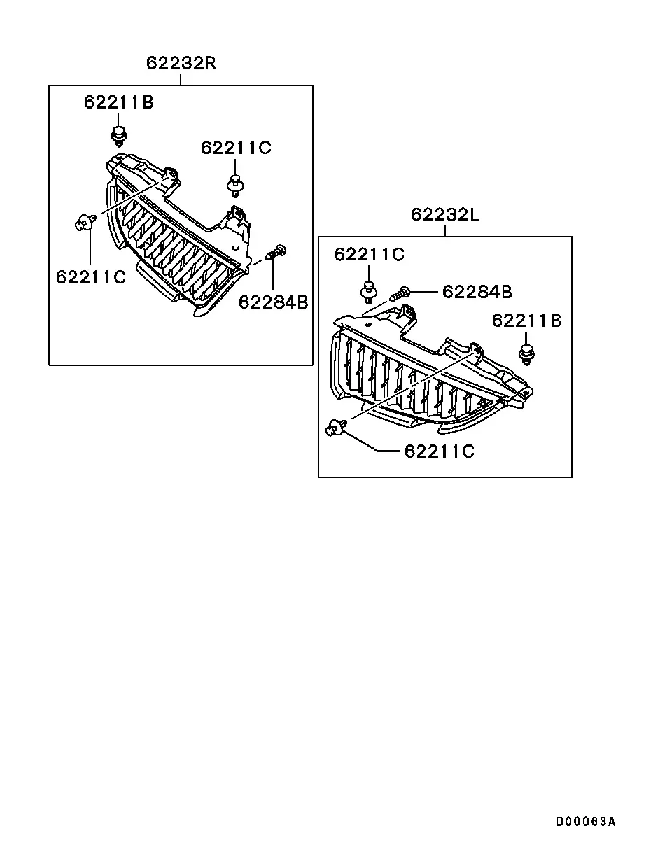Radiator Grille diagram