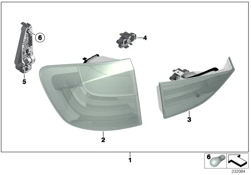 Tail lamps diagram