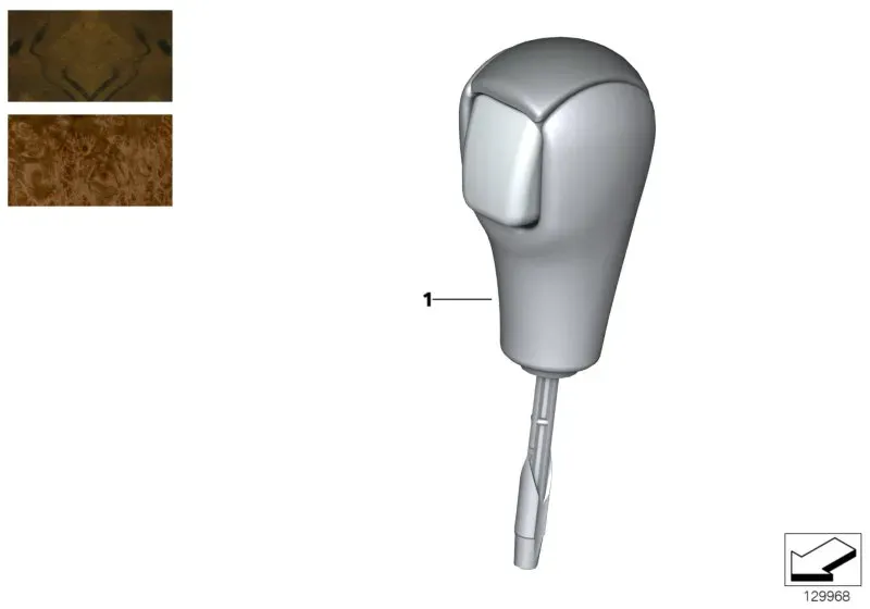 Gear shift knob diagram