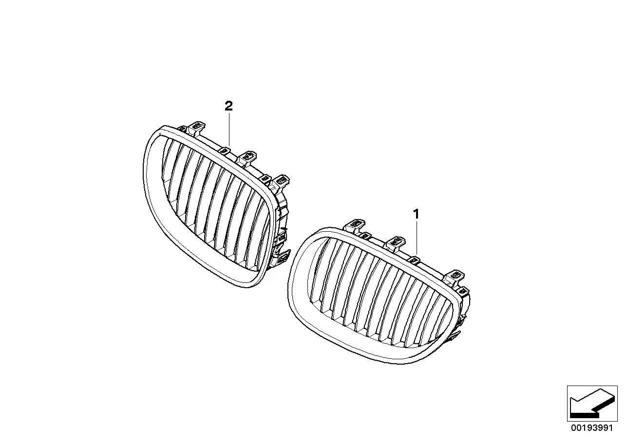 Ornamental grille diagram