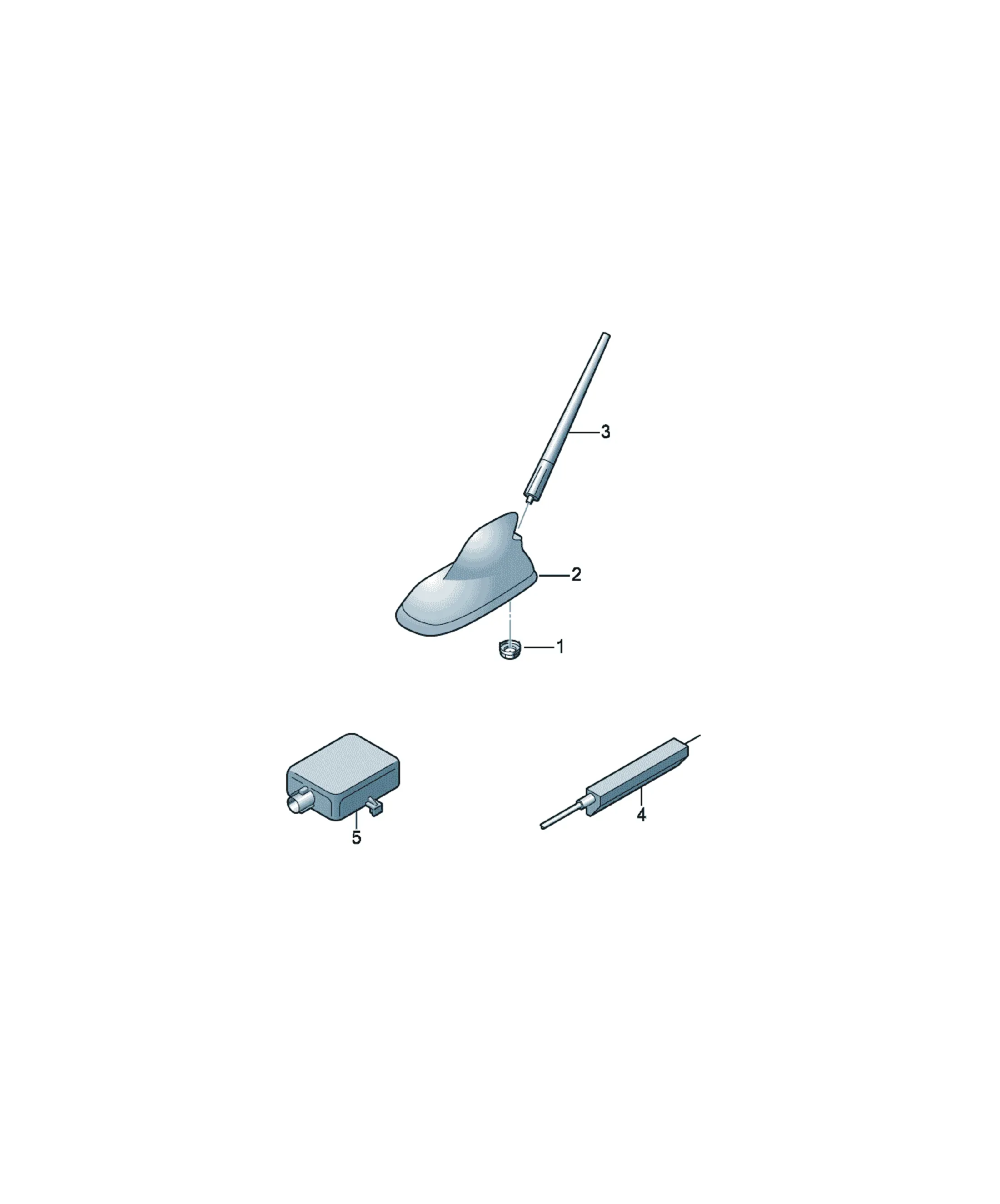 Roof antenna diagram