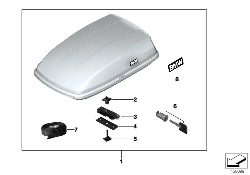 Roof box diagram