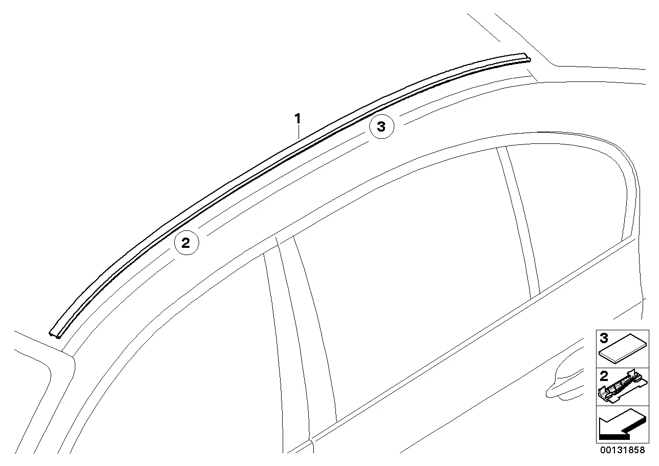 Roof rail diagram