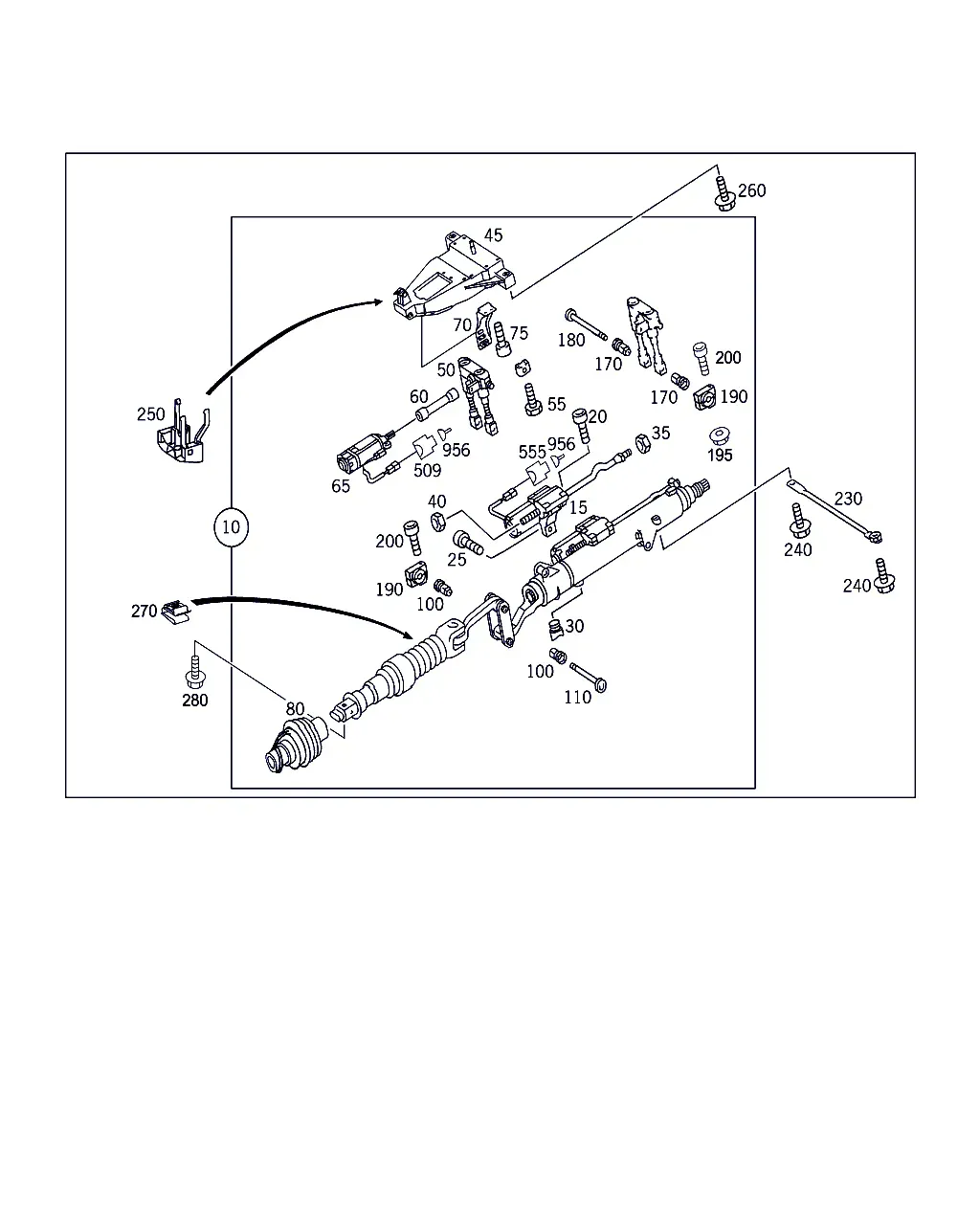 Electrically Adjustable Steering Column diagram
