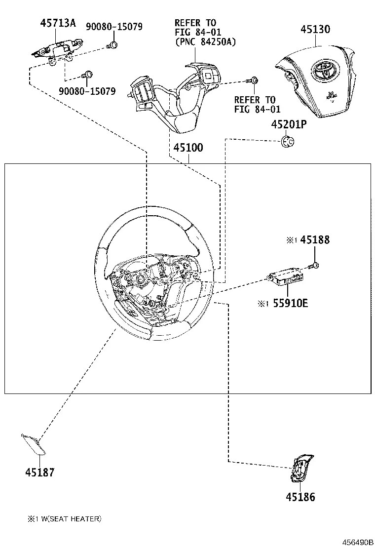 Steering Wheel diagram
