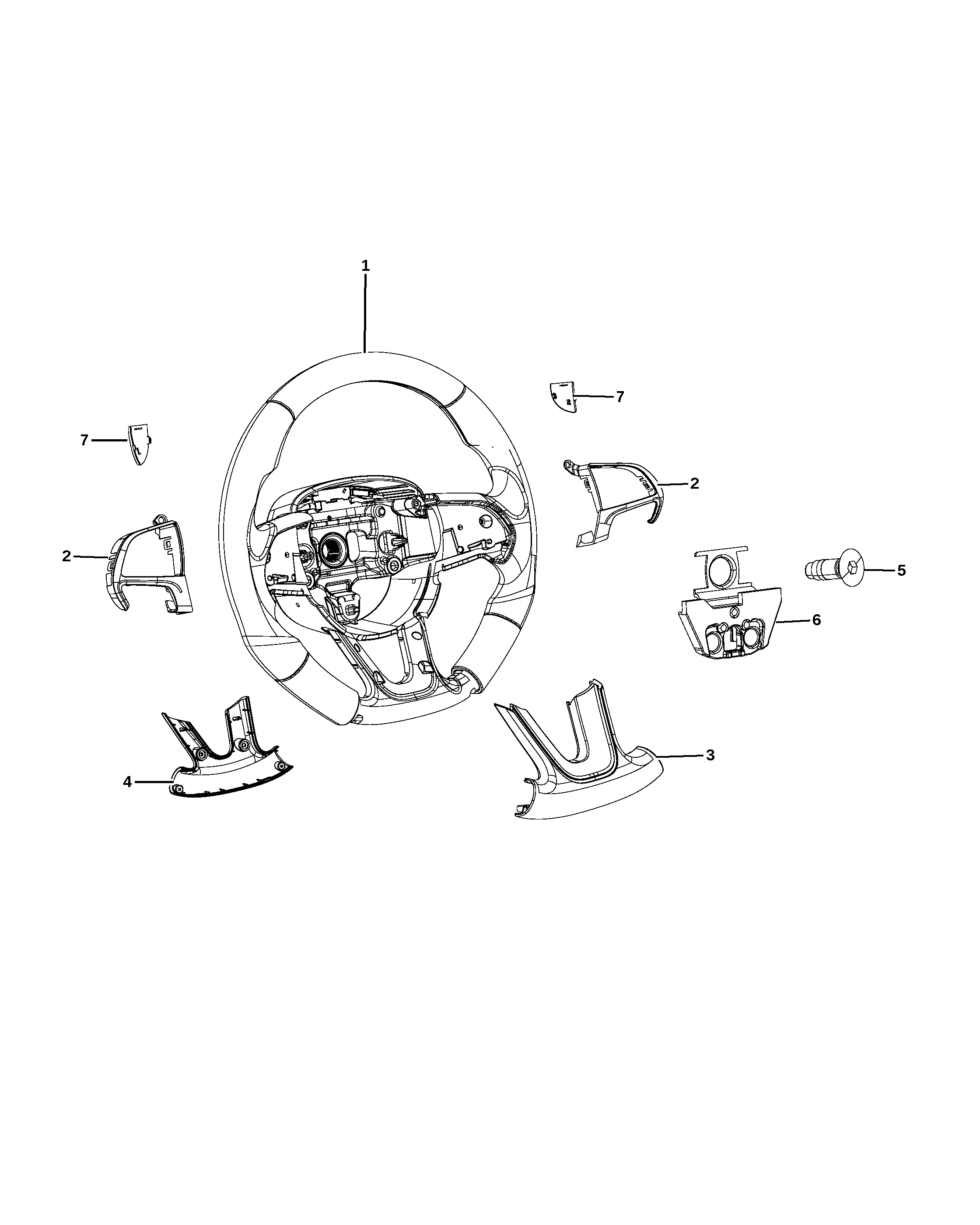 Steering Wheel diagram