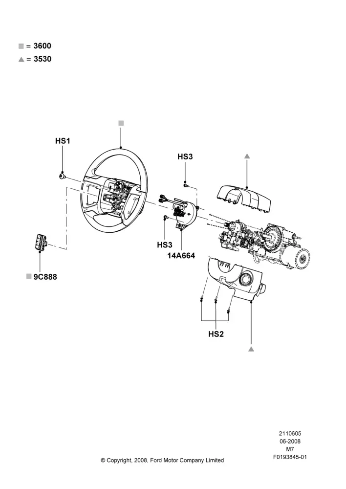 Steering Wheel diagram