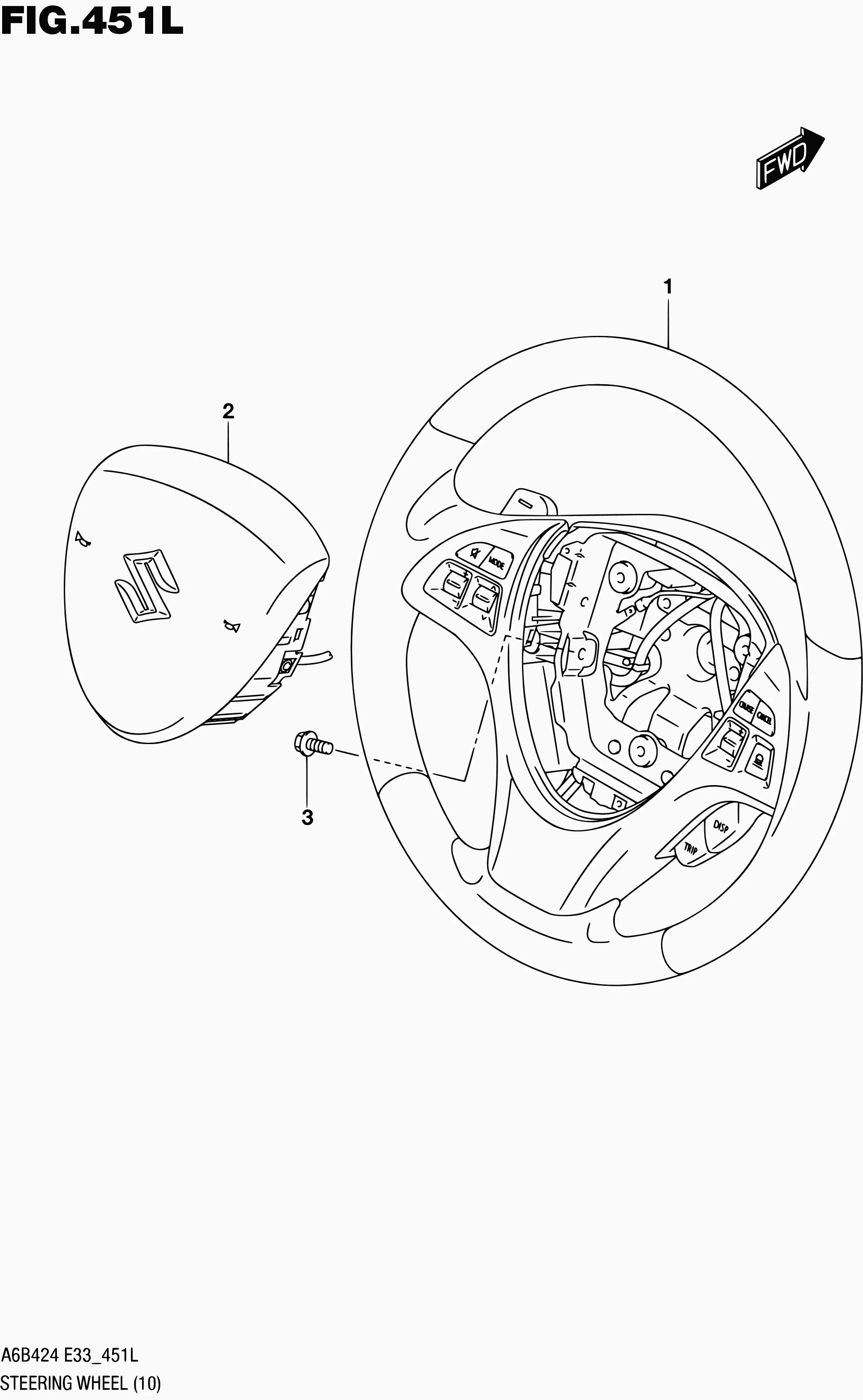 Steering Wheel diagram