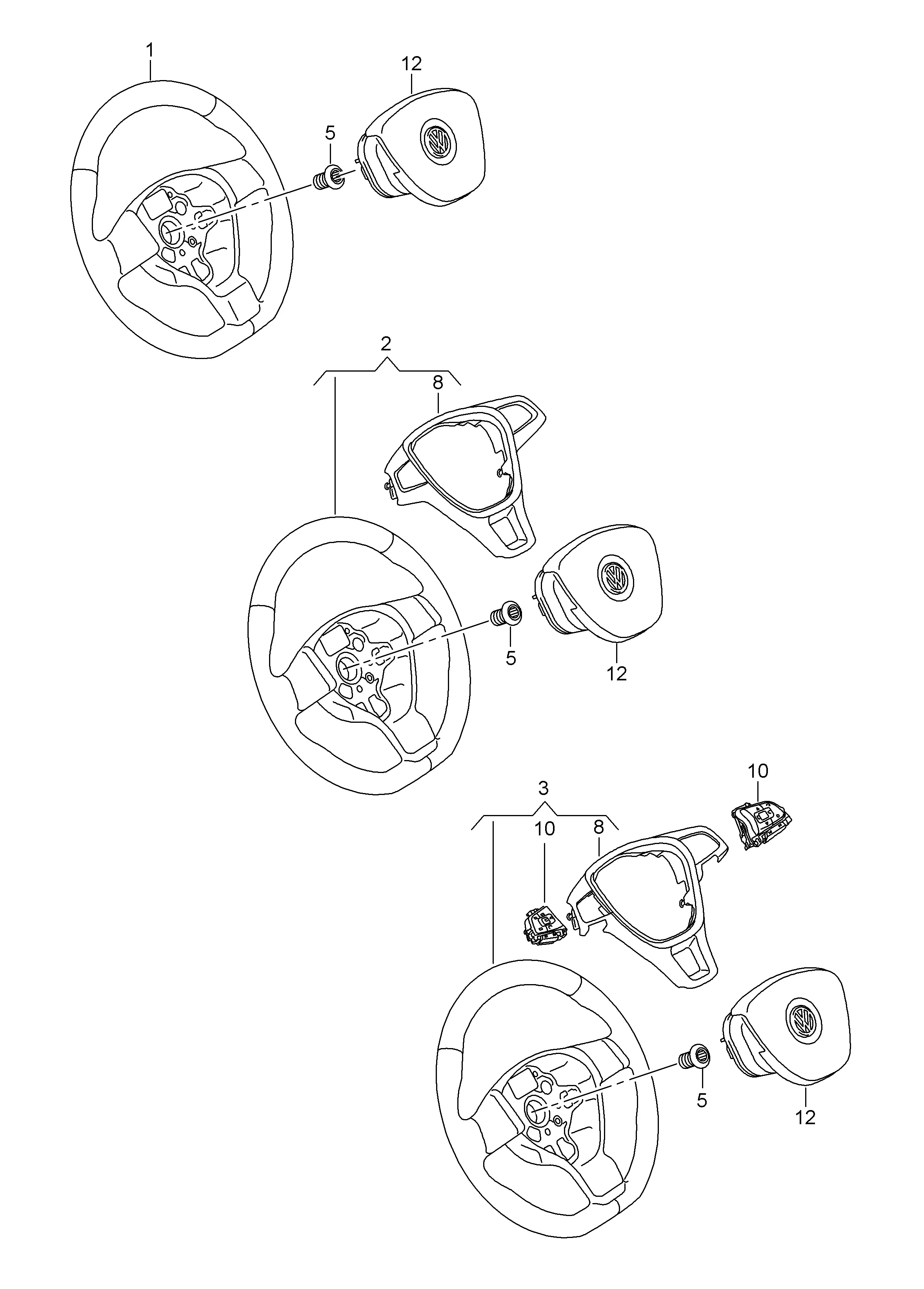Steering Wheel diagram