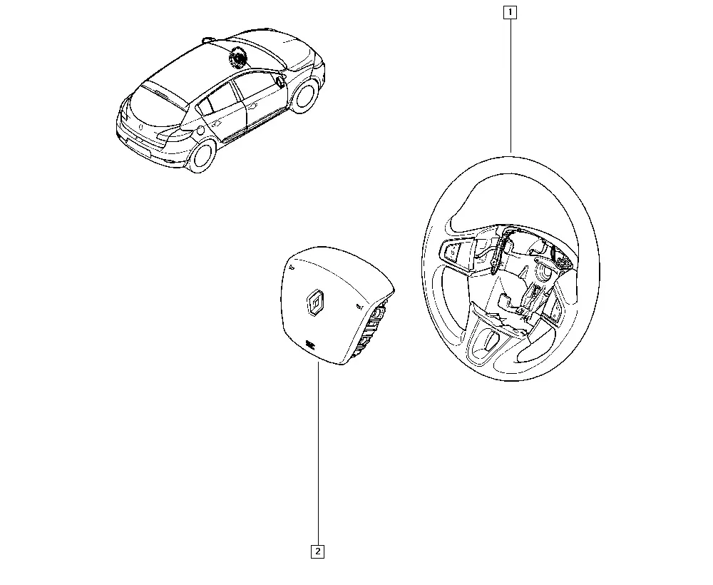 Steering Wheel diagram