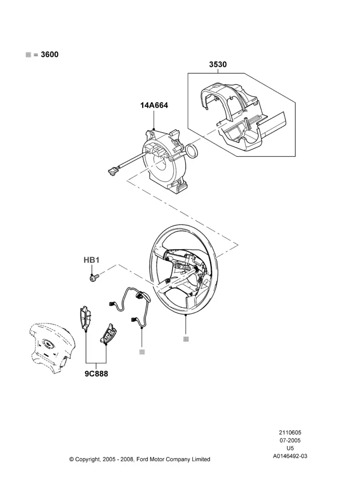 Steering Wheel diagram