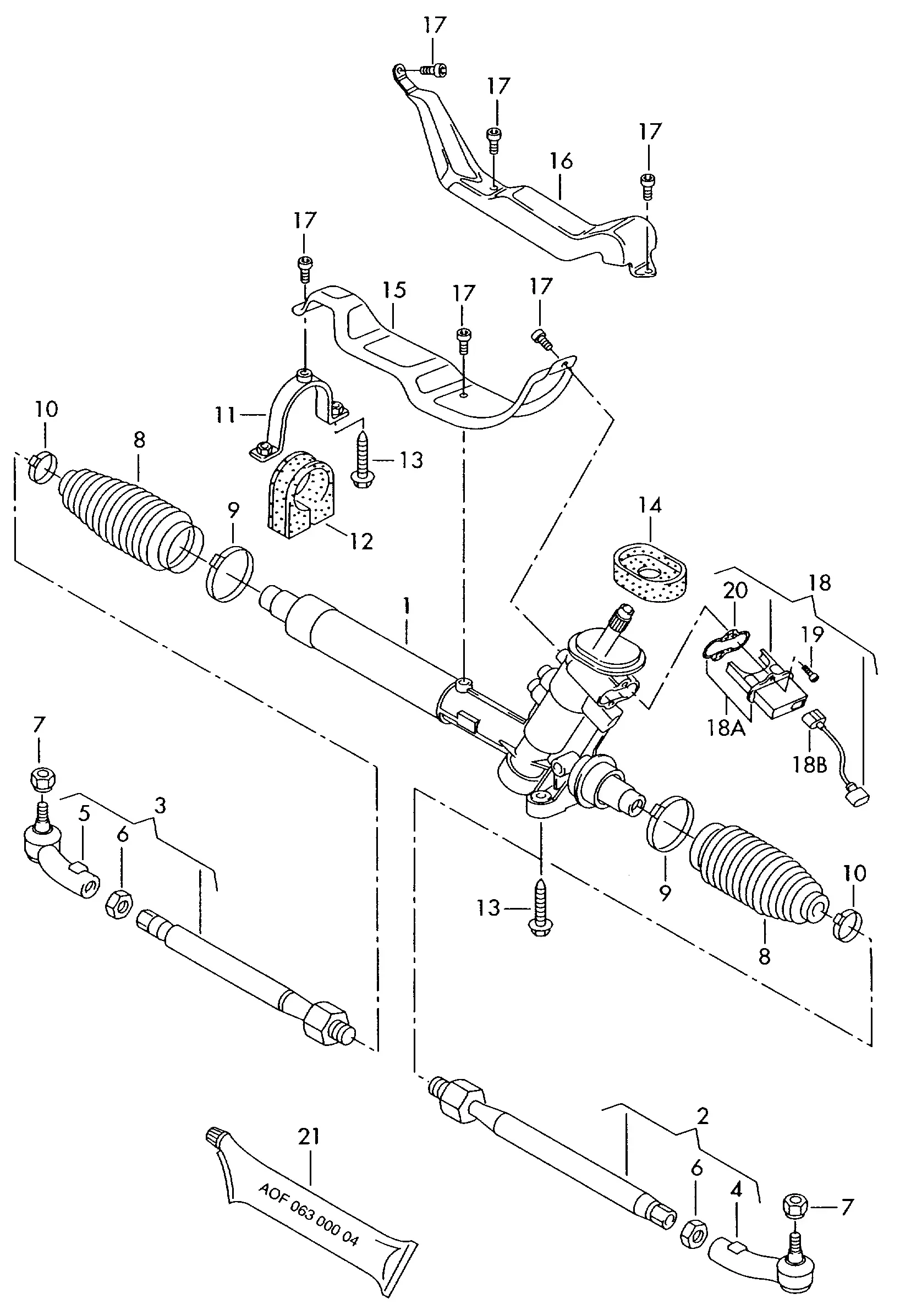 Steering Gear diagram