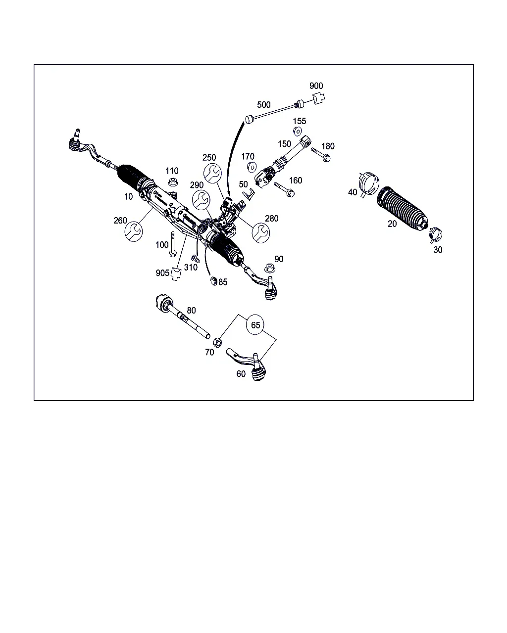 Steering Gear diagram