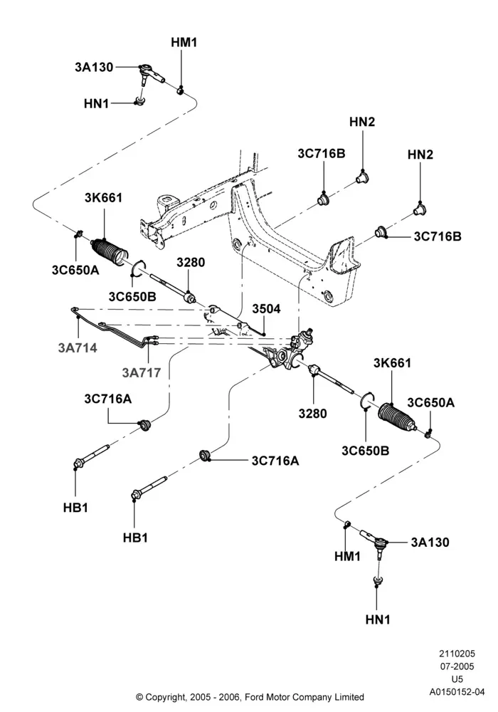Steering Gear diagram