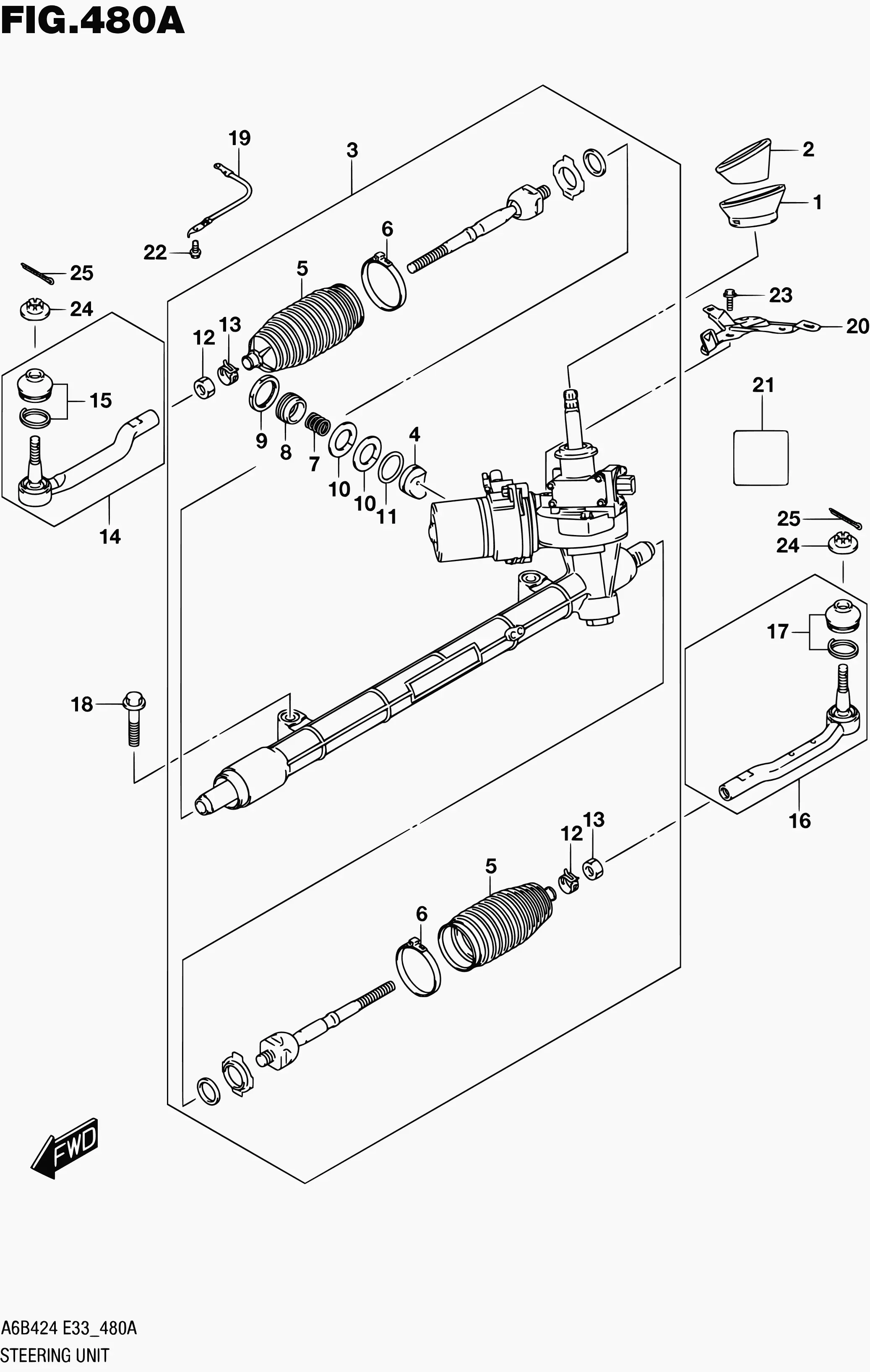 Steering Gear Assembly diagram