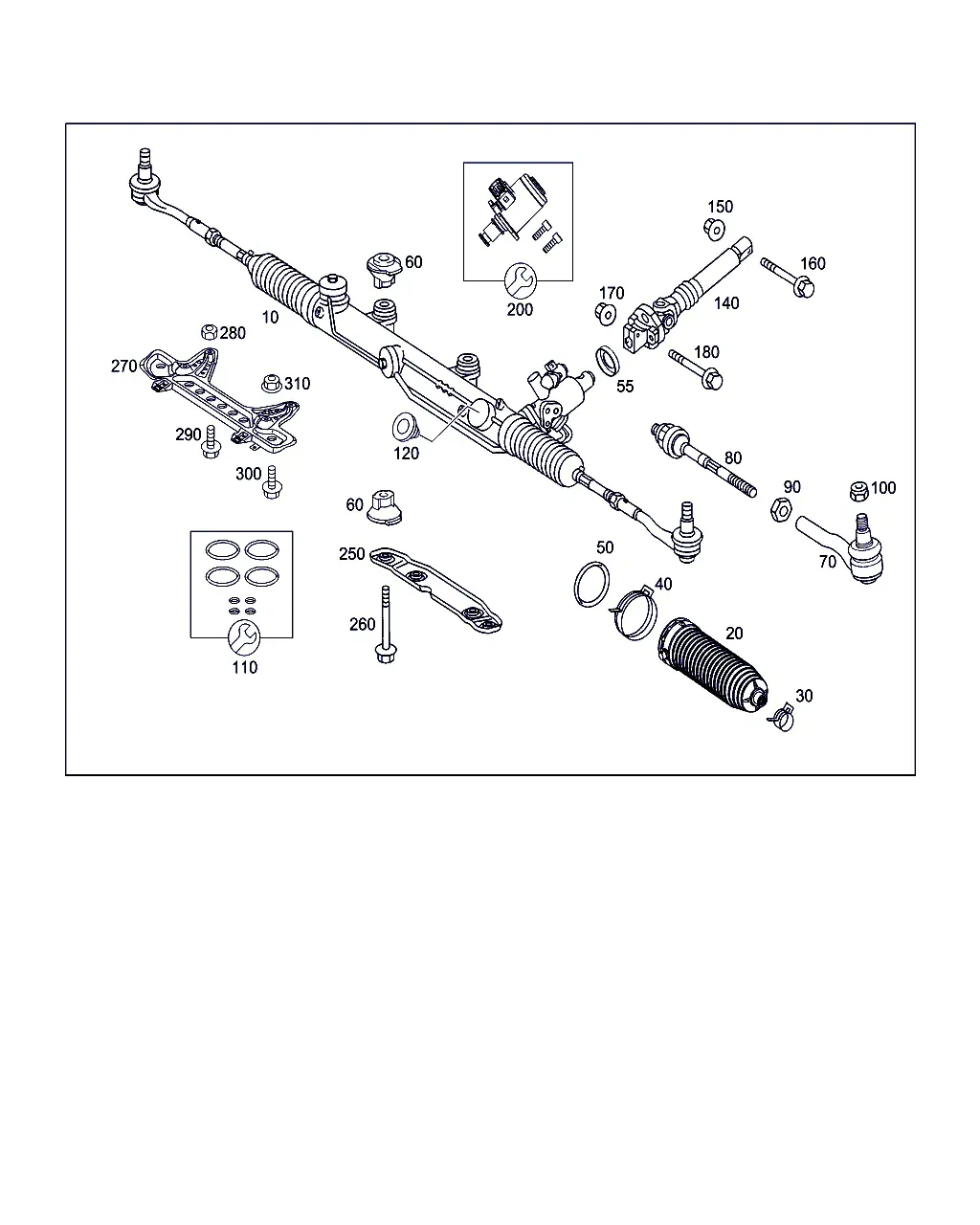 Steering Gear diagram