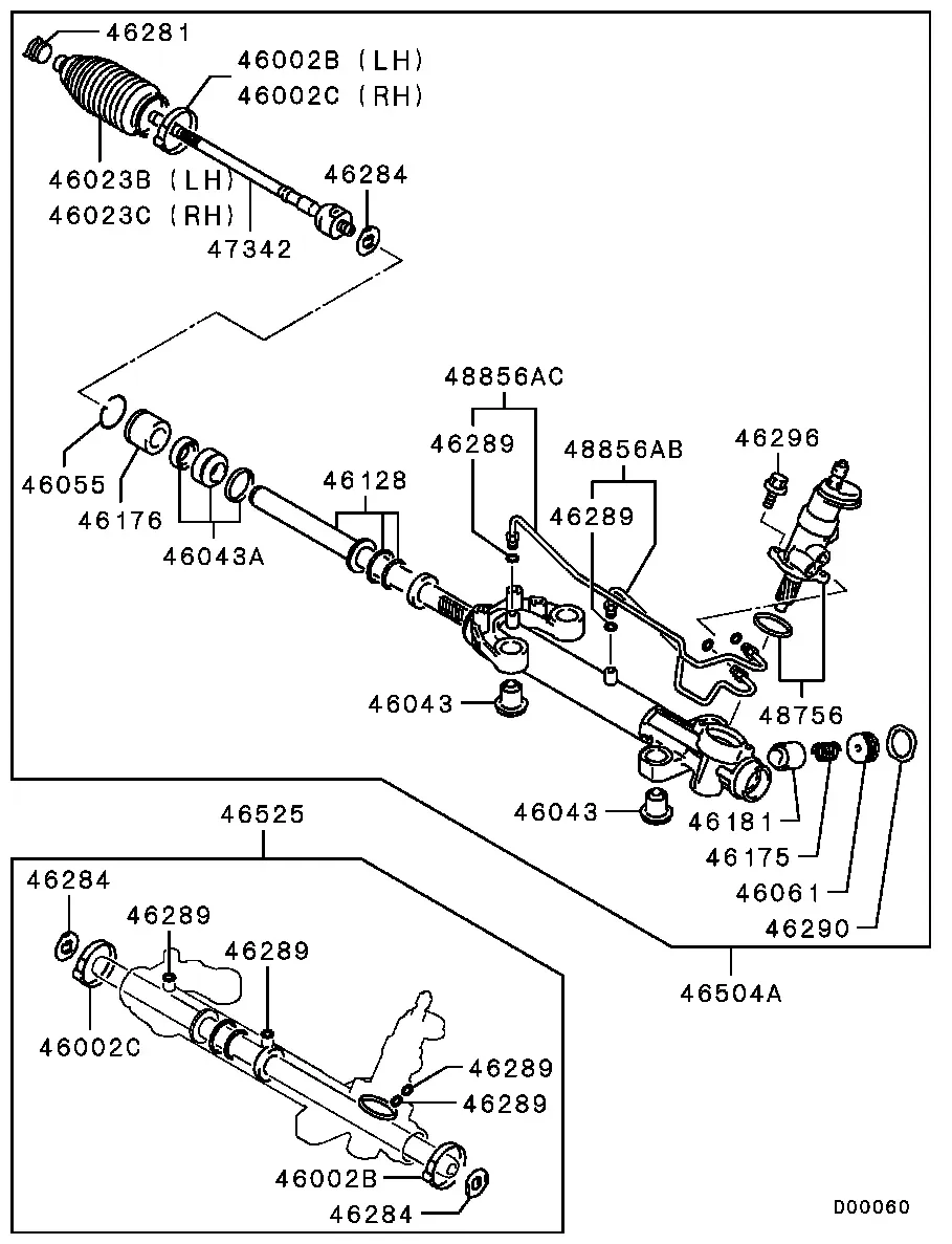 Steering Gear diagram