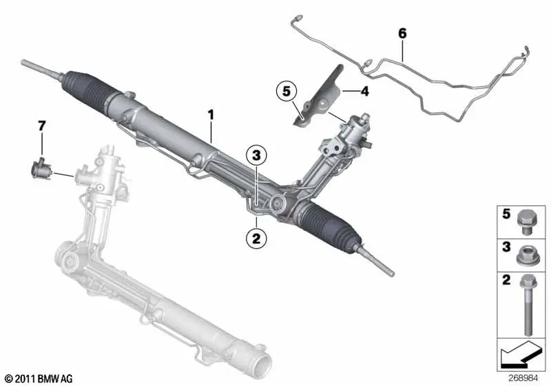 Рулевой механизм с гидроусилителем diagram
