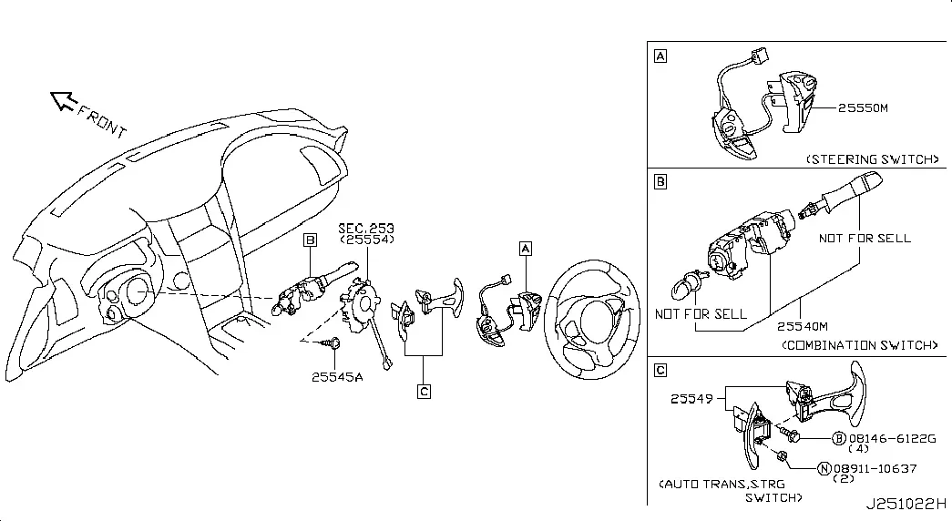 Steering Wheel Switches diagram