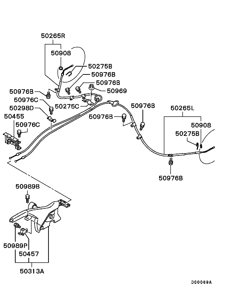 Parking Brake Lever diagram