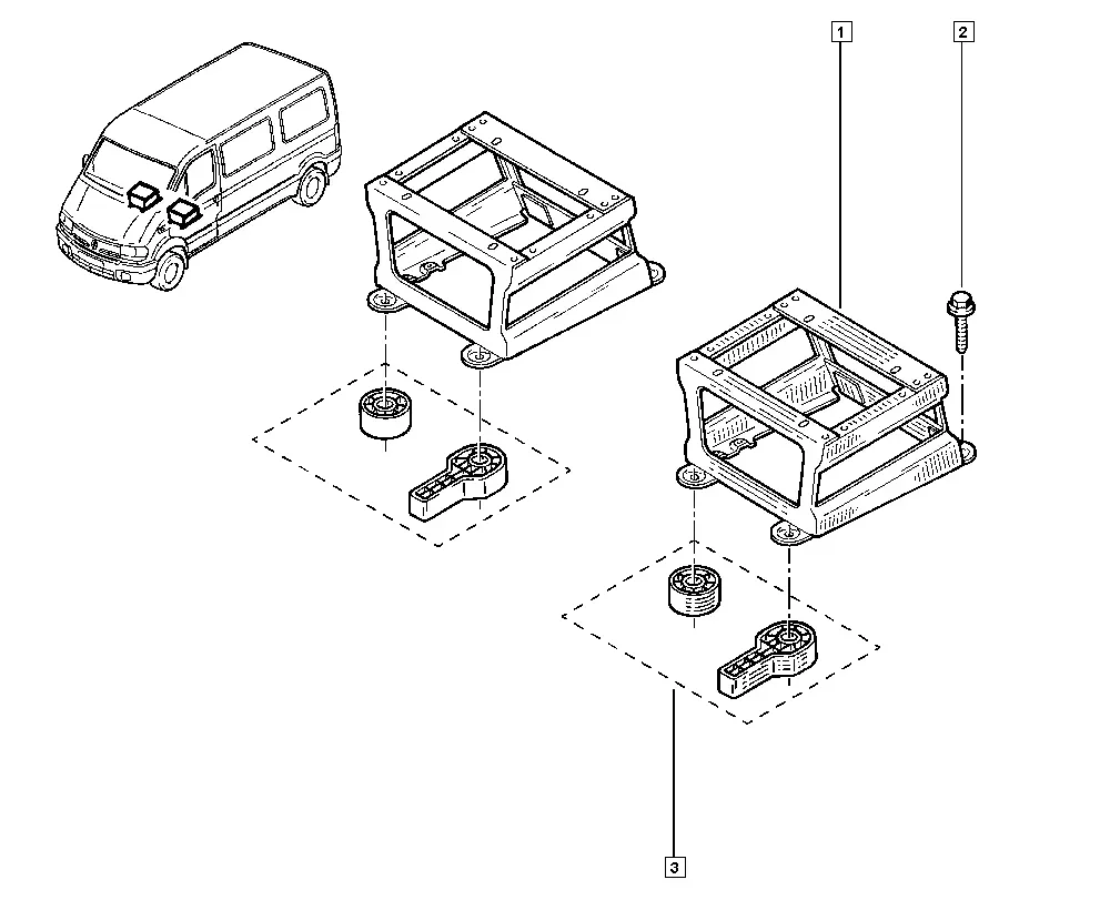 Seat Slide Rails diagram