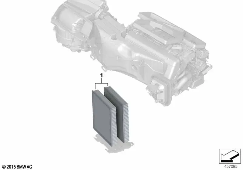 Cabin Particulate Filter diagram