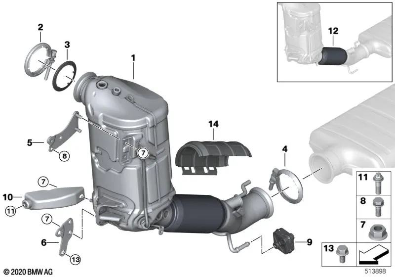 Diesel Particulate Filter diagram
