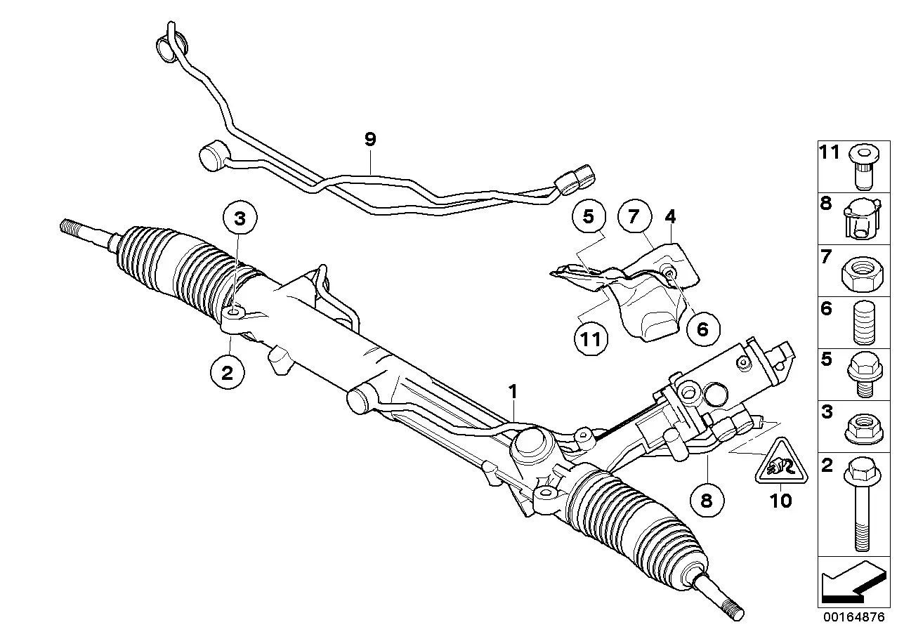 Hydraulic steering gear diagram