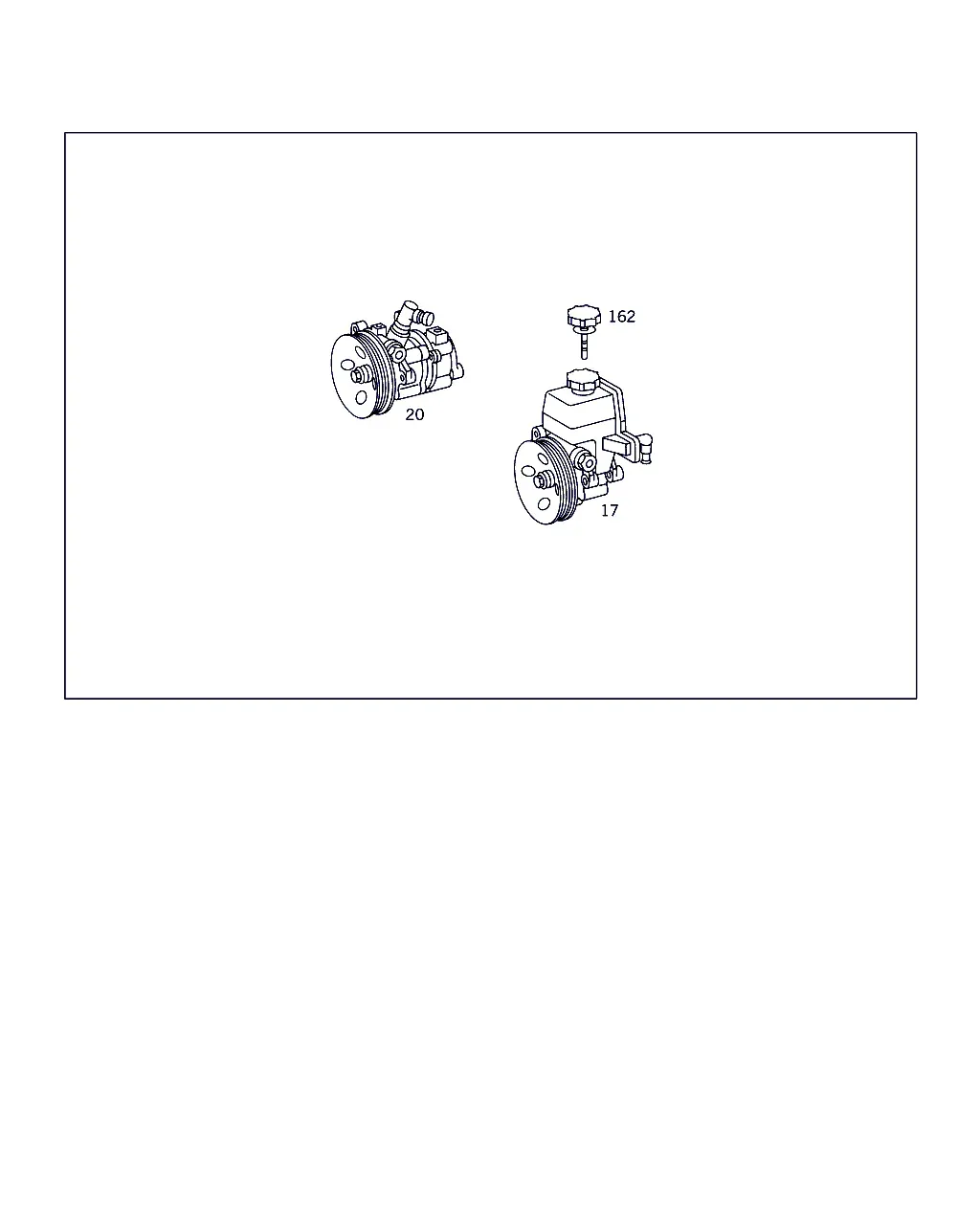 Power Steering Tandem Pump diagram