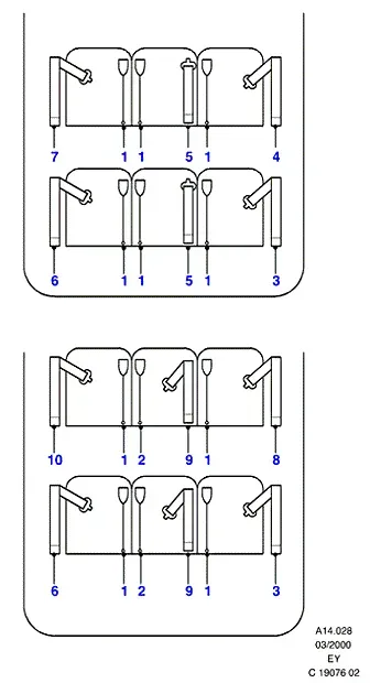 Seat belt diagram