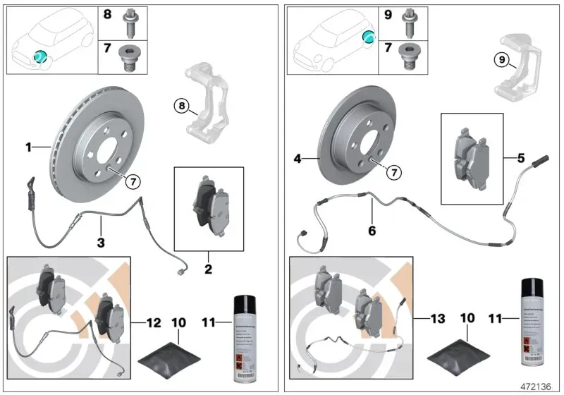 Brake system diagram