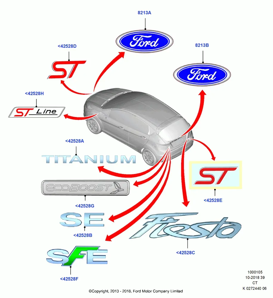 Name Plates and Emblems diagram