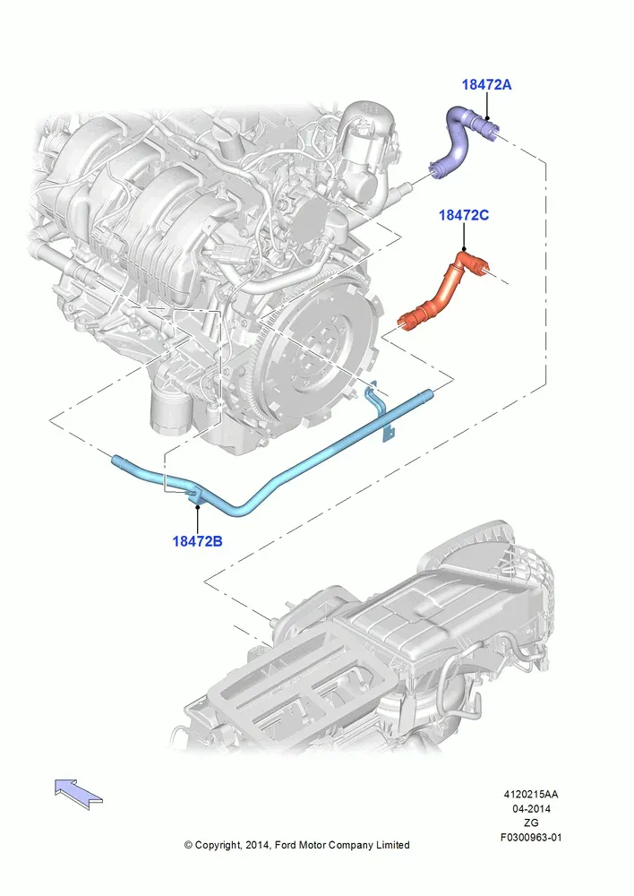 Heater Hoses diagram