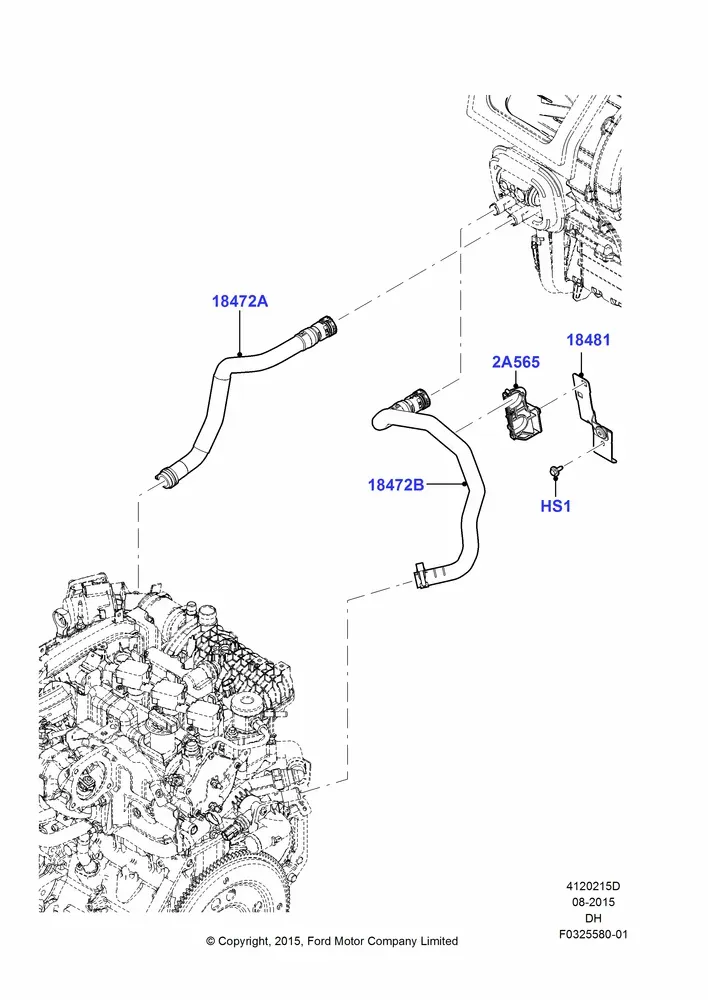 Heater Hoses diagram