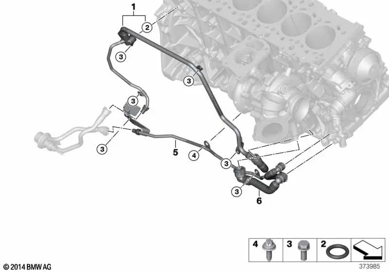 Engine Cooling Hoses diagram