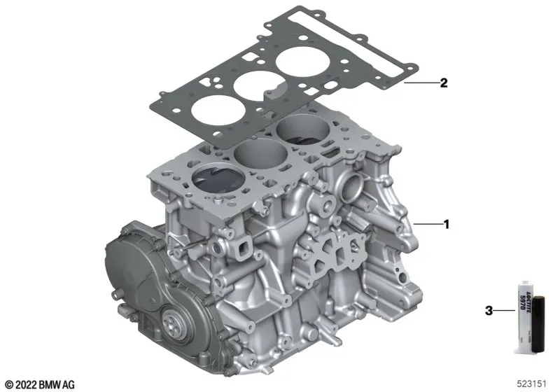 Engine Short Block diagram