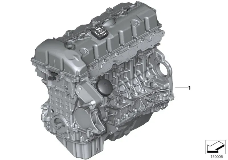 Engine assembly diagram