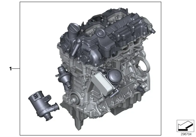 Engine assembly diagram