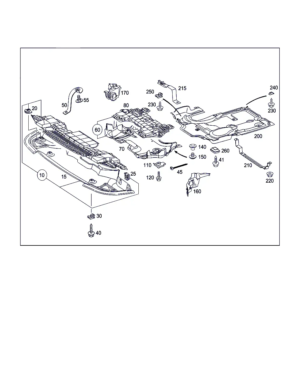 Engine Sound Insulation Cover diagram