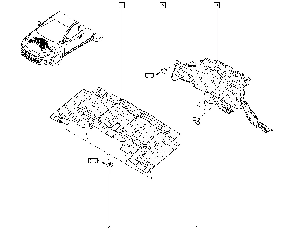 Hood Insulation diagram