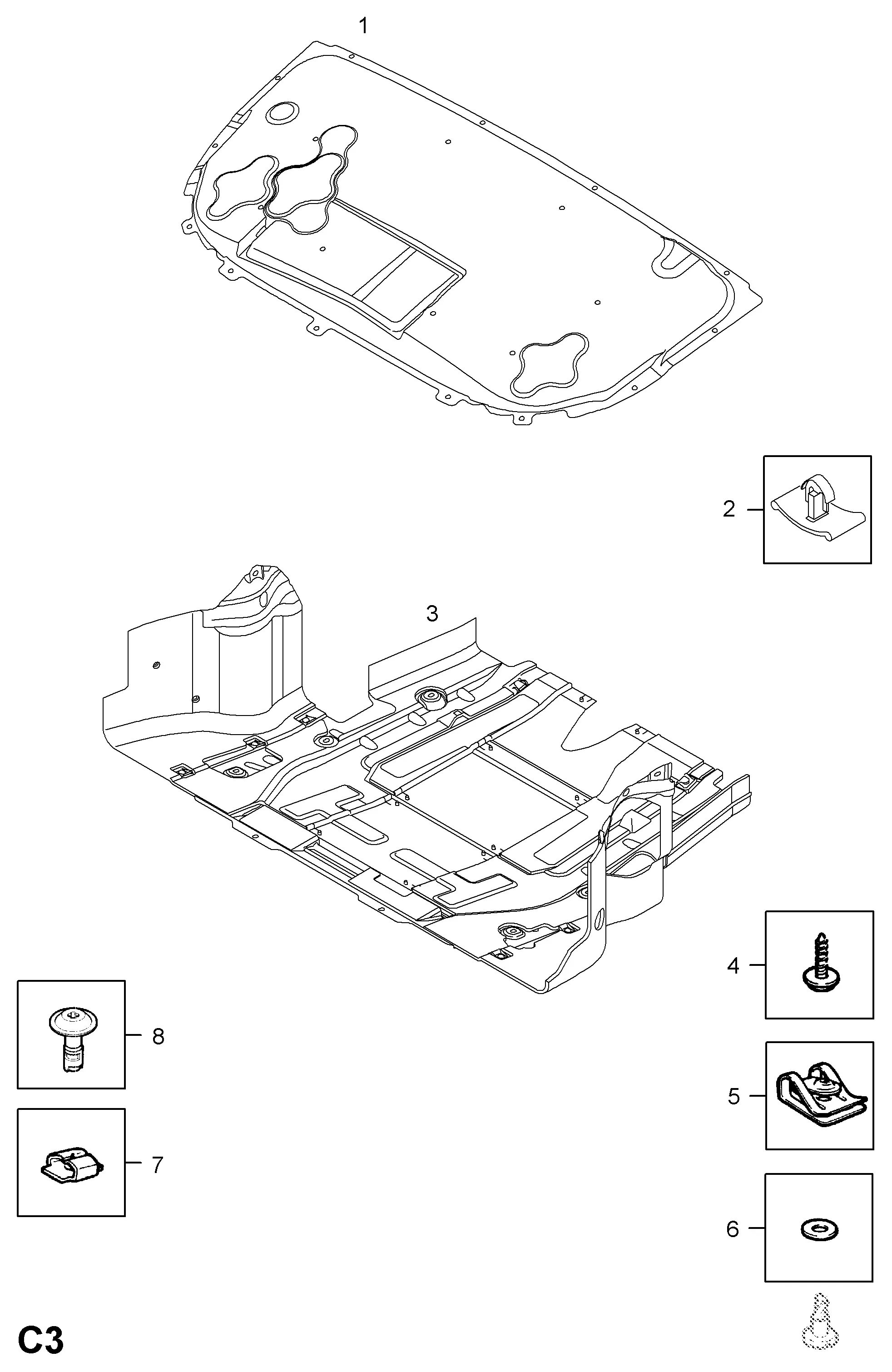 Шумоизоляция моторного отсека diagram
