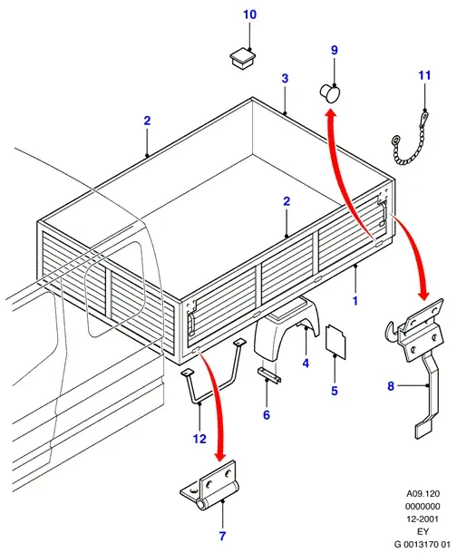 Platform body diagram