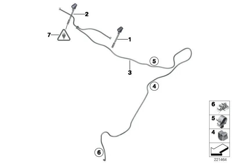 Windshield washer system diagram