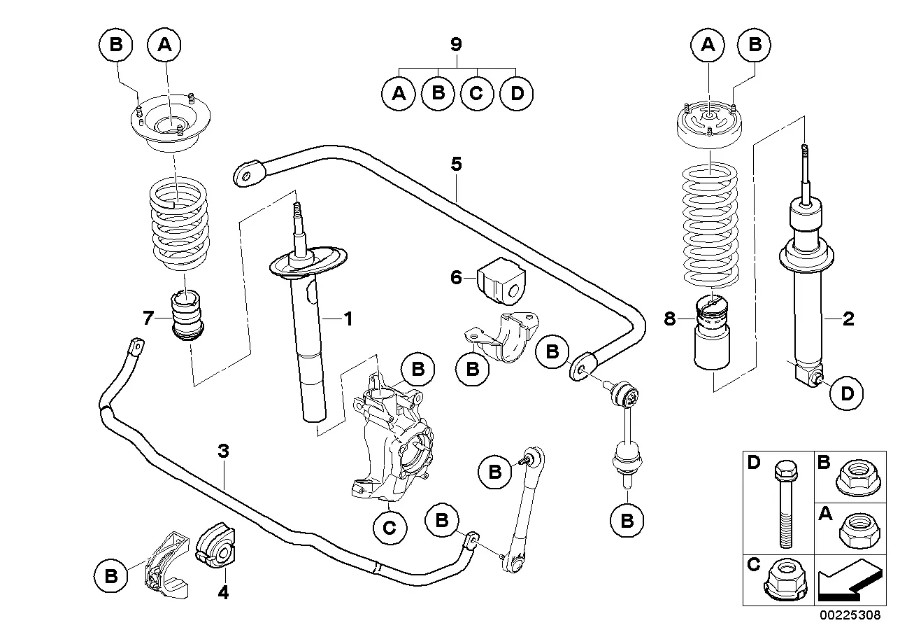 Sports suspension diagram