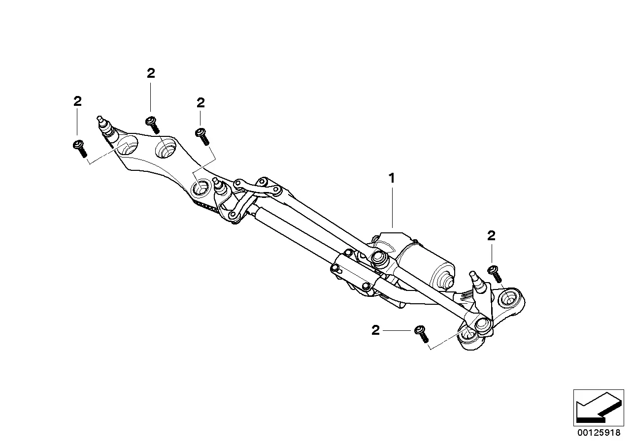Wiper system diagram