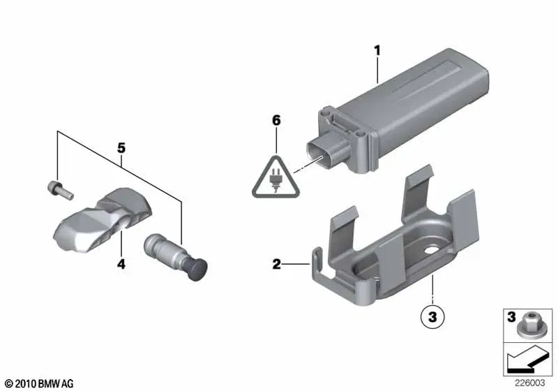 Система контроля давления в шинах diagram