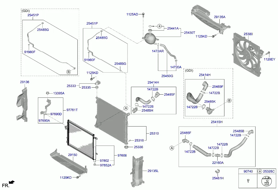 Engine Cooling System diagram