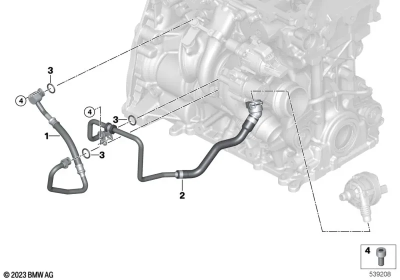 Turbocharger Cooling System diagram