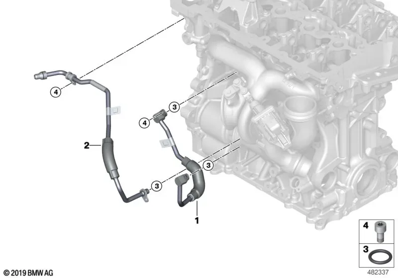 Turbocharger Cooling System diagram